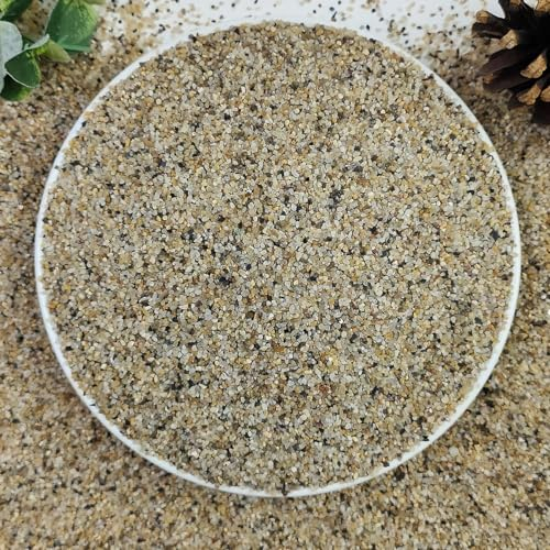 YISZM 5lbs Aquarium Gravel, 1/16(0.6-1.2mm) Natural River Rocks Succulent Cactus Pea Gravel for Plants, Fish Tank, Decorative Pebbles for Gardening, Flower Pots, Vase Fillers, Landscaping