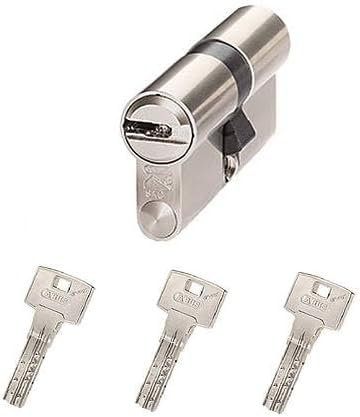 Doppelzylinder Türschloss für ABUS Bravus 2500 MX | Sicherheitszylinder mit Magnet-Technologie | Höchster Kopierschutz | Not - und Gefahrenfunktion | 3 Sicherheitsschlüssel + Sicherungskarte (30/40)