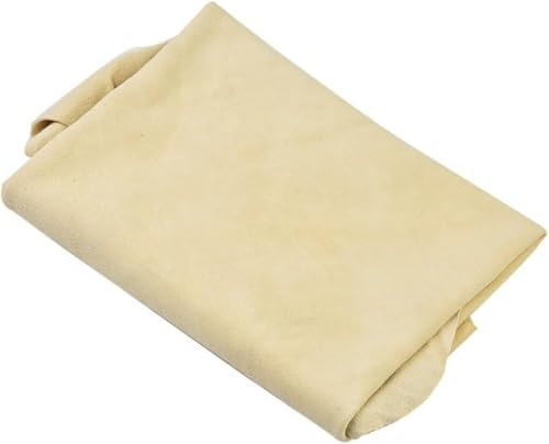 Pelli assorbenti di camoscio per auto, panno per la pulizia del camoscio 70 x 40 cm, panno in pelle scamosciata naturale ad asciugatura rapida, panno morbido per la pulizia dell'automobile, panno in