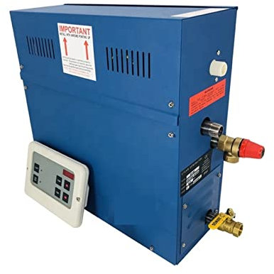 Vaporizador de Sauna, 5kw Kit de generador de ducha de vapor Sistema de Sauna Room Equipment Generador de baño de vapor o calefacción de espacio adecuado