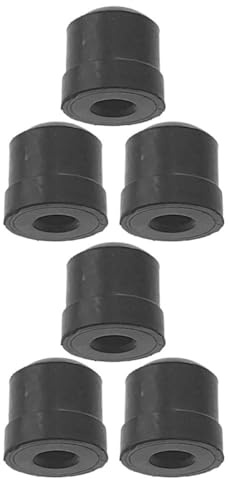 Zerodeko Lot de 6 Set de Embouts Caoutchouc pour Trombone, Patins de Coulisse Universels, Accessoires de Remplacement Antidérapants, Protection de Pointe pour Instrument à Vent, Kit