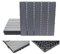 Mendler WPC Bodenfliese HWC-E21, Holzoptik Balkon/Terrasse, 3D-Struktur linear beschichtet-grau - 4X je 50x50cm = 1qm