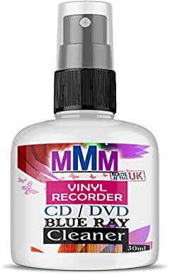 PROFESSIONAL VINYL RECORD CLEANER CD DVD CLEANING FLUID SPRAY Fast Delivery (30ML SPRAY)