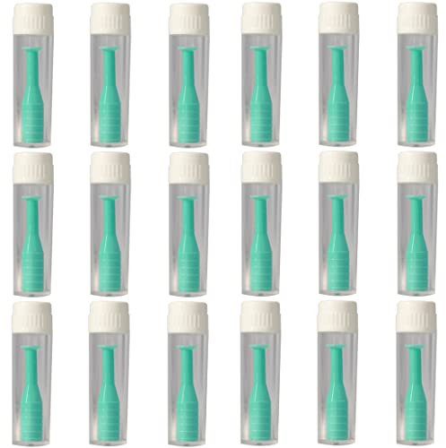 20 Stück Hartkontaktlinsenentferner, Skleralkolben RGP Kolben für weiche harte Linsen, Kontaktlinsenentferner (grün)