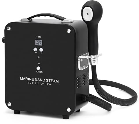 Elitzia ETDH2303TS Black - Vaporizador de pelo con micro niebla con luz azul para teñir el cabello, permanente para añadir suavidad y brillo con pulverizador, ajuste de volumen