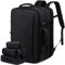 LOVEVOOK Travel Backpack Cabin Size Men Women, Carry on Backpack 40L,Large Expandable Flight Approved Hand Luggage Backpacks for Airplanes,Laptop Rucksack 17 Inch, Weekender Hiking Bag