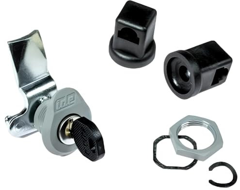 IDE 48496 Fermeture 1/4 de tour Type Boîte aux lettres avec clé Code 333, sans tiges 3P