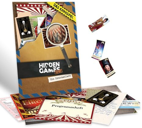 Hidden Games Tatort - EIN Drahtseilakt - Deutsch - Realistisches Tatortspiel, spannendes Detektivspiel, Escape Room Spiel