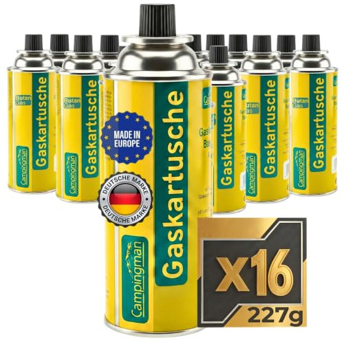 Campingman® Cartucce a gas da 227 g. (16)