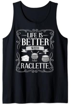 Raclette Cheese Grill Machine Dinner Fondue Recipes Tank Top