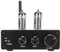 Ricevitore Stereo con Amplificatore Valvolare Bluetooth, Ricevitore Amplificatore di Potenza Stereo da Tavolo Domestico con 2 Tubi a Vuoto, BT, Ingressi e Uscita (Spina