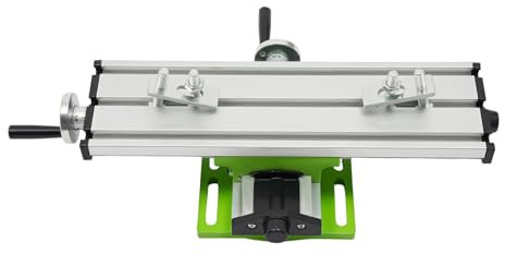 MINRS Kreuztisch aus Aluminium Kreuztisch Mini Multifunktion Arbeitstisch 310 x 90 mm Multifunktions Kreuz X-Y Schiebe Mini Bench Bohrmaschine Schraubstock Tisch