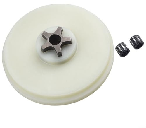 Kit de piñón,Cubierta lateral del embrague del freno de cadena para motosierras eléctricas,Kit de rodamiento de agujas del piñón del tambor del embrague,Con pieza de repuesto de engranaje de