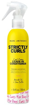 Marc Anthony Leave-In Hair Conditioner for Curly Hair, Strictly Curls - Curl Defining & Deep Conditioning Detangler Moisturizer Hydrates Dry & Frizzy Curls - Hair Styling Product Reduces Frizz