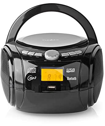 Nedis Boombox 9W Bluetooth Lecteur CD/Radio F