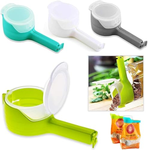FCOZM Clip per sacchetti da cucina, clip di tenuta con beccucci, ideali per l'organizzazione degli alimenti