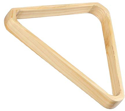 GEREP Triangolo Pool Legno massello,Triangolo di palle da biliardo 57.2 mm, adatto per 15 palline
