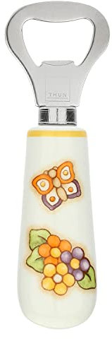 THUN - Apri Bottiglie con Farfalla - Cucina, per la tavola - Idea Regalo - Linea Country - Gres, Acciaio Inossidabile - 13 cm l