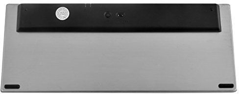 Ruilogod Rostfritt stål Trådlöst 3,0 Bluetooth-tangentbord Svart För Tablet Datortelefon