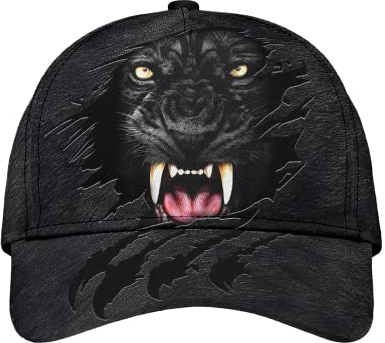 452 Herren Damen Basecap Schwarzer Panther Baseball Cap Verstellbar Trucker Kappe Vintage Snapback Kappe Für Sport Wander Reisen