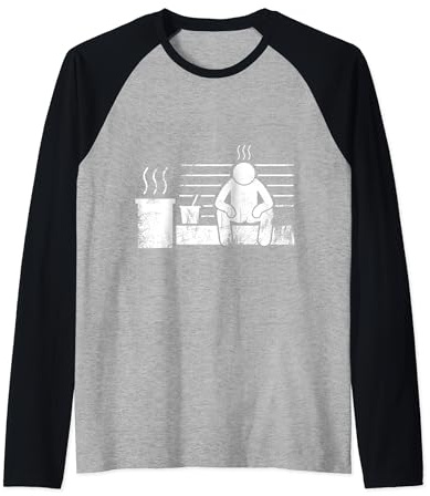 Sauna Master Sauna Runner Retro Vintage Infusion Raglan Baseball Tee