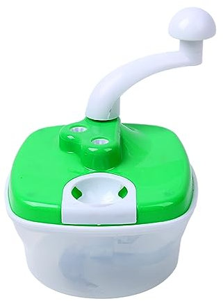 BESTonZON Tritatutto Manuale Multifunzione Per Cucina Affettatrice e Tritacarne Per Verdure Frutta e Noci Design Pratico e Facile Da Usare Colore Casual Tritatore Per Cucine Domestiche