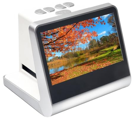 Uxsjakjsd 22MP filmskanner med 5- skärm, digital negativ och digitaliserare, 16 GB inbyggt , digital omvandlare, EU-