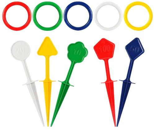 Game degli anelli di lancio, lancio di anelli per bambini,Kids Education Rings Colorful Game di lancio | Attività sportive interattive genitore-figlio per il pensiero logico per la spiaggia, giardino