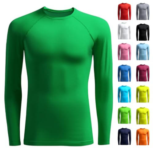 OXUM Camiseta Térmica Deportiva de Manga Larga Unisex – Niños y Adultos | Ropa Interior Técnica para Fútbol, Running, Crossfit, Entrenamiento, Invierno y Transpirable