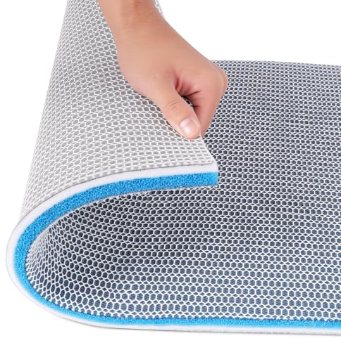 APXEL Cotons Filtrants 8D, Tampons Filtrants en Mousse, Mousse Réutilisables Filtre, Lavable 60×40×1.5 cm Coupés n'importe Quelle Taille pour Filtre D'aquarium et Bassins de Koi