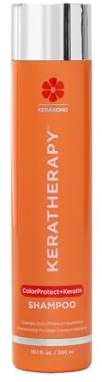 KERATHERAPY Keratin Infused Color Protect Shampoo, 10.1 fl. oz., 300 ml - Gluten Free Color Protecting Shampoo for Color Treated Hair with Kerabond Technology, Red Raspberry Oil, Omega 3 & 6
