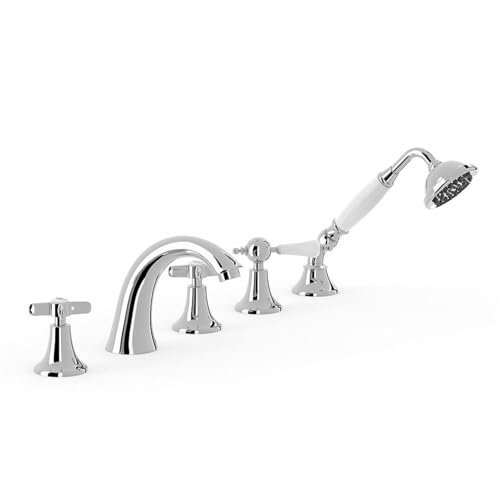 Batería bañera de repisa con inversor. · Ducha móvil anticalcárea.-24214602