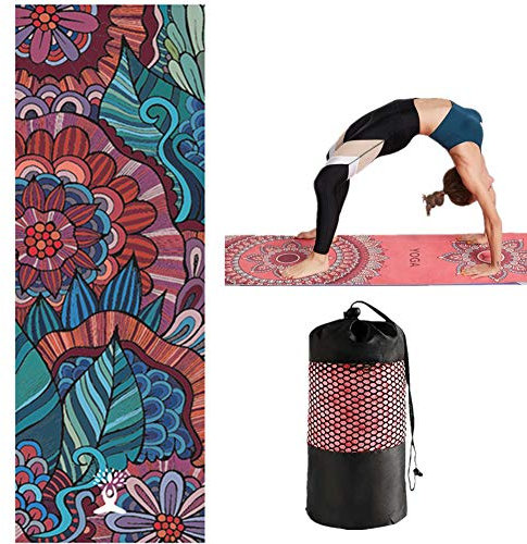 WPCASE Yoga Handtuch Yoga Towel Yoga Decke Sporthandtuch Fitnessstudio Yoga Handtuch rutschfest Yogahandtuch Antirutsch Yogadecke Yogahandtuch Yoga Handtuch Bunt Yoga-Handtuch Yoga 4,-