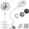 Magnifying Lamp with Light,Clip Magnigying Glass with Light and Stand,Handsfree Magnifier with Clamp for Craft Reading Sewing Hobbies Handicrafts