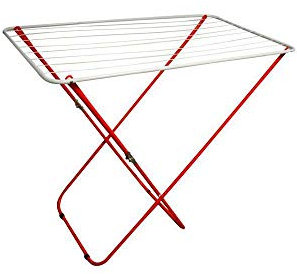 Tendedero caballete sencillo Obstro de metal esmaltado sin alas Ferr 389952