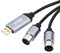 innov8 5-Pin MIDI In-Out Interface to USB 2.0 Converter Audio Cable Y Splitter for MIDI Music Keyboard Controllers 2m