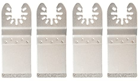 Ettonsun 4 lame oscillanti diamantate per seghe multitool per taglio a filo, lame oscillanti per la rimozione della malta e la pulizia della malta
