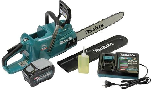 Makita UC012GT101 Akku-Kettensäge 40V max. / 5,0 Ah, 1 Akku + Ladegerät, Blau