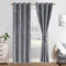 JIUZHEN Lot de 2 Rideaux Velours Occultants Doux et Opaques Rideaux à Oeillets Rideau Thermique Isolant Anti Chaleur et Frois pour Chambre Décoration 140x215cm (LxH) Gris