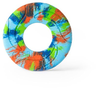 Chuckit! EcoFetch Flyer Rubber Dog Toy, Medium (8 Inch Diameter) Pack of 1, for Breeds 20-60 lbs