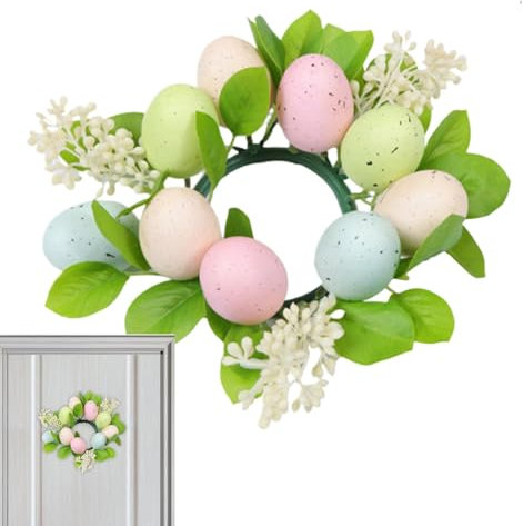 Corona Candele Di Pasqua Corona | Taglio Di Moneta Candele Maestress, Corona Di Candela, Ornamento Anello Di Candela Multifunzionale, Candele Artificiali Candele Corone Per Chem