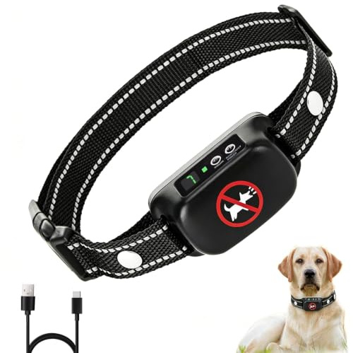 Anti Bark Collars for Dogs No Shock Dog Bark Collar with Beep&Vibrate Sound
