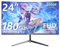 Great voell 24-Inch Curved Gaming Monitor, 180Hz Refresh Rate, 1ms Response Time, 130% sRGB, FHD 1080P, HDR, FreeSync, 300 cd/m² VA Panel, Frameless Design, Built-in Speakers, HDMI 1.4 & DP 1.2 Ports