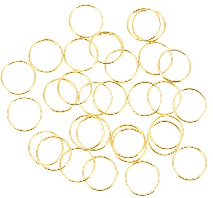 Genérico 300 Uds Accesorios De Lámpara De Cristal De Anillo De Conexión DIY Bola De Cristal Anillo Lámpara