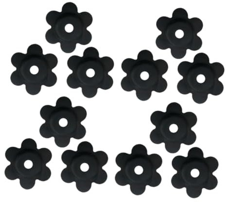 BEBEMOKO 12piezas Tapones De Goma Antideslizantes para Banderas De Jardín Resistente Accesorios para Banderas De Patio y Jardín