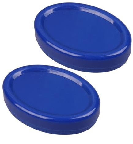 DOITOOL Lot de 2 Boîtes à Trombones Magnétiques Bleu Moyen en Plastique Organiseur de Bureau Compact pour Trombones et Petites Pièces Métalliques Rangement Pratique pour Maison École