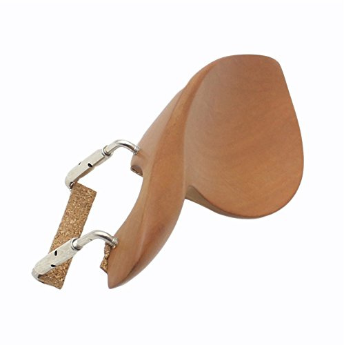 Fosa Mentonnière Violon Support de mentonnière en Bois avec Vis Accessoires pour violons 3/4 4/4
