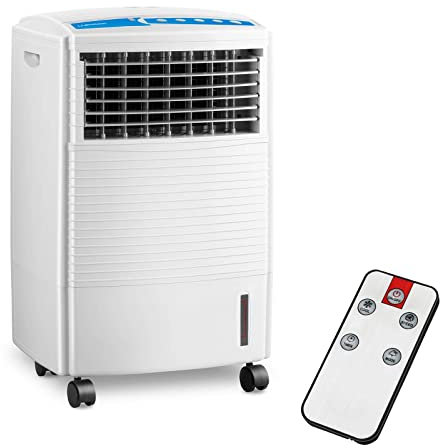 Uniprodo Raffrescatore D'Aria Rinfrescatore d'aria portatile UNI-COOLER-04 Raffreddatore d'aria senza tubo (3 in 1, 10 L, Plastica PS e ABS)