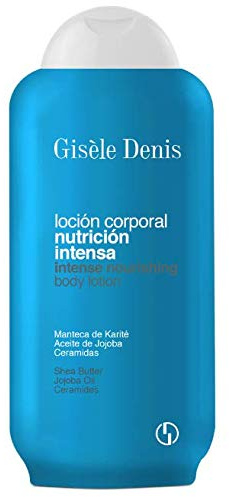 GISÈLE DENIS - Loción Corporal Nutrición Intensa, 400 ml, Crema de Cuerpo, Hidratante y Protector, con Manteca de Karité, Aceite de Jojoba y Ceramidas, VItaminas y Minerales, Regenerador, 400 ml