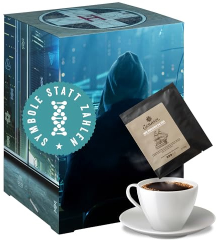 Corasol Escape & Kaffee Adventskalender 2025 mit Escape-Rätsel-Thriller für Erwachsene: Ein atemloses Spiel & 24 Premium Kaffees im Coffeebag (240 g)